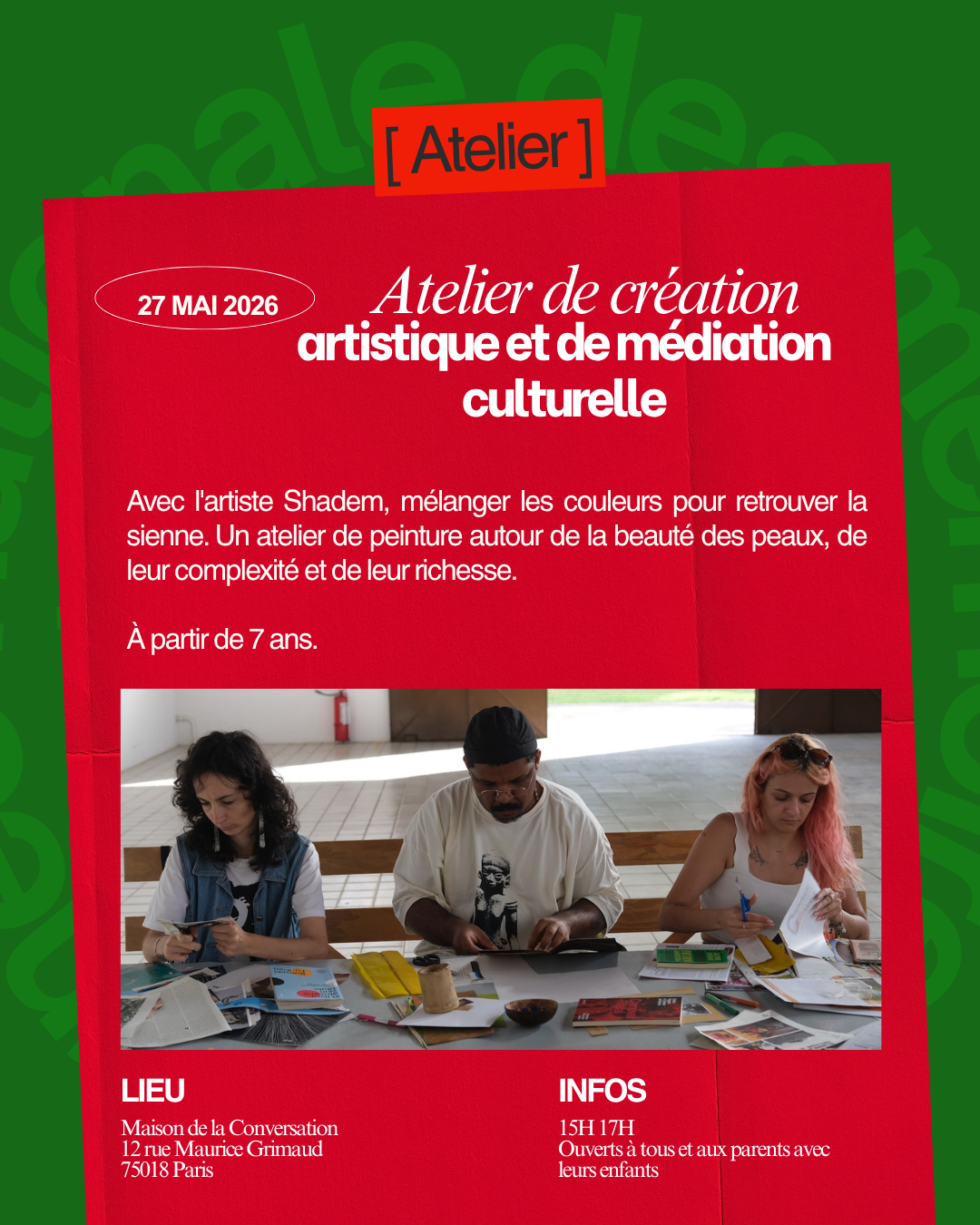 Atelier — 27 mai